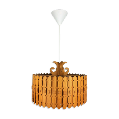 Suspension scandinave vintage en pin 1960