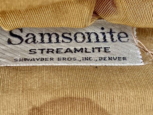Valise a chapeau samsonite streamlite vintage - paquebot france