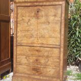 Burr walnut secretary