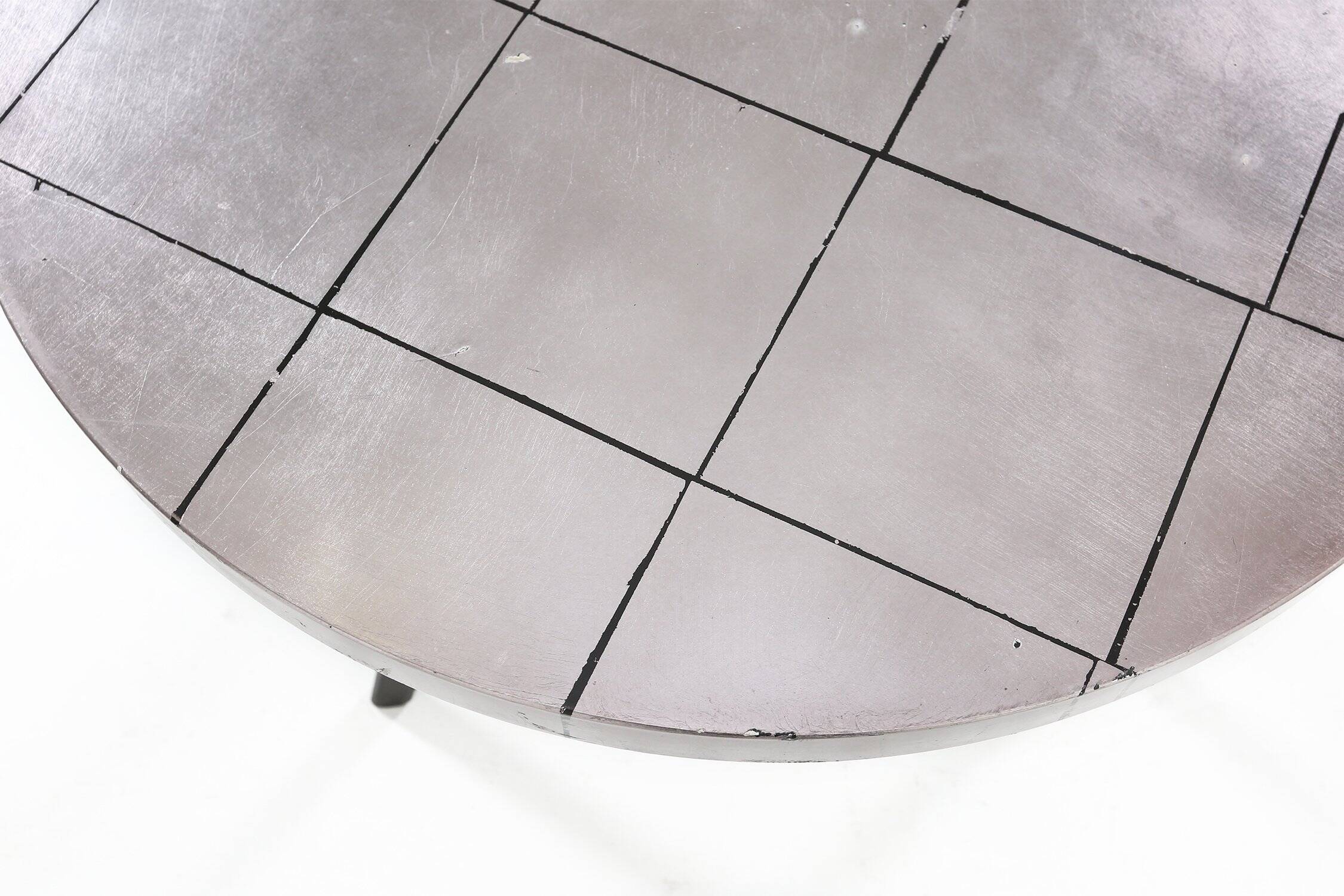 Vintage Space Age French Tripot Coffee Table, 1980s
