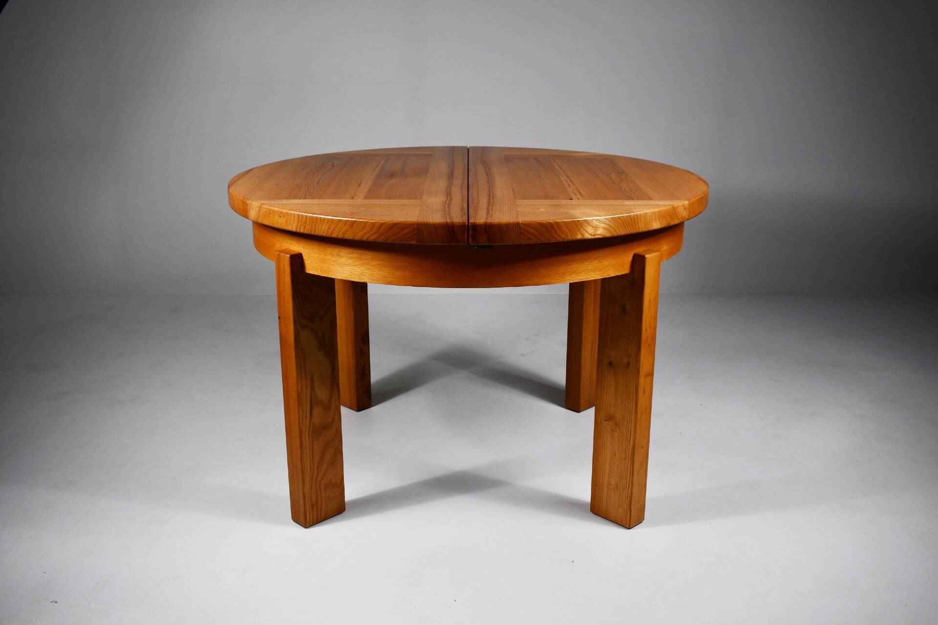 Dining table with extension, Maison Regain, 1970s.