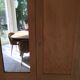 Parisian wardrobe 2 door boarding dormitory wardrobe lingère raw wood