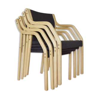 Set of 4 Dining chairs 4550 by Gražina Tulevičienė for Šiaulių Ventos Baldų Fabrikas