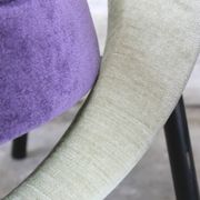 Pair of Burov "44" or "Saturne" armchairs by Geneviève Dangles and Christian Defrance