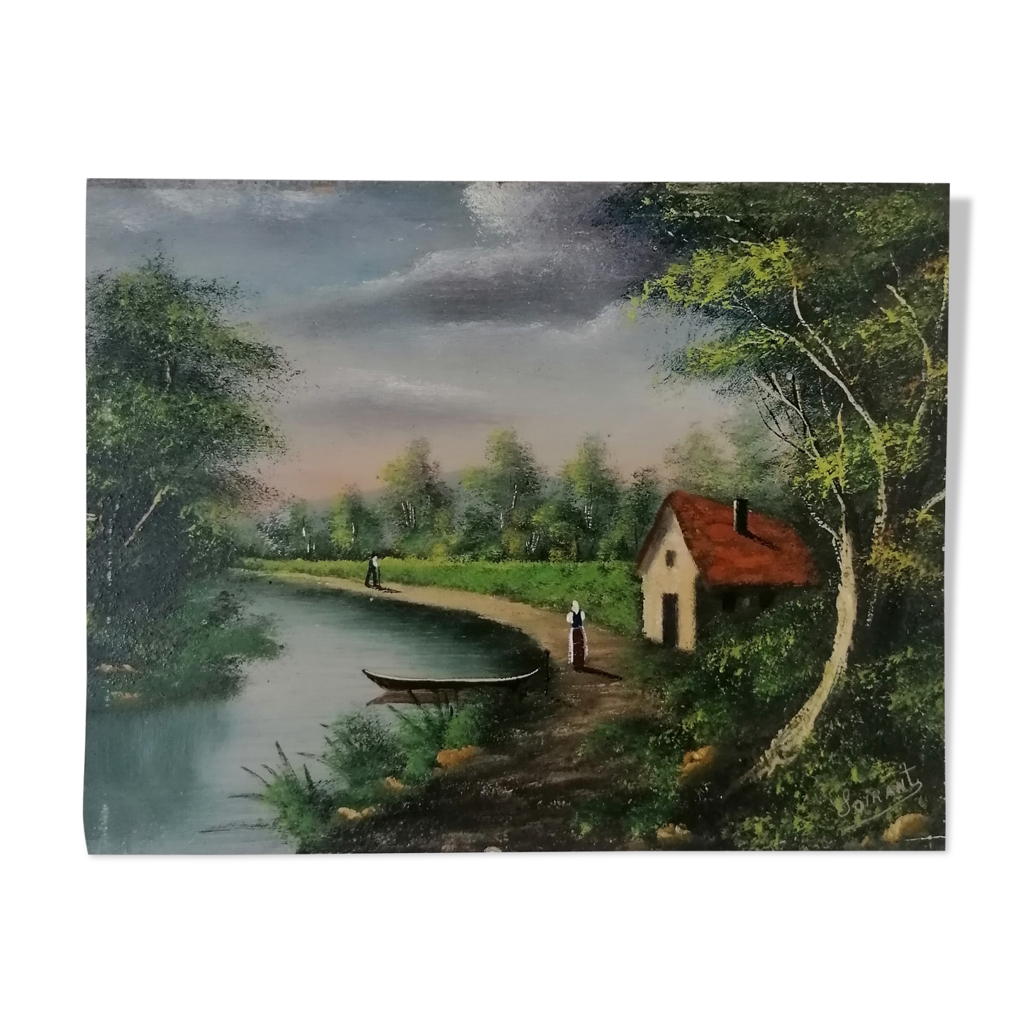 Painting by Soirant 19th century