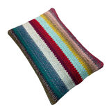 Vintage turkish handmade kilim cushion cover , 30 x 50 cm