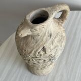 Antique sheep head handcrafted pottery