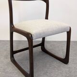 Set of 4 Baumann sled chairs, France circa 1970.