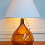 Vintage demijohn lamp