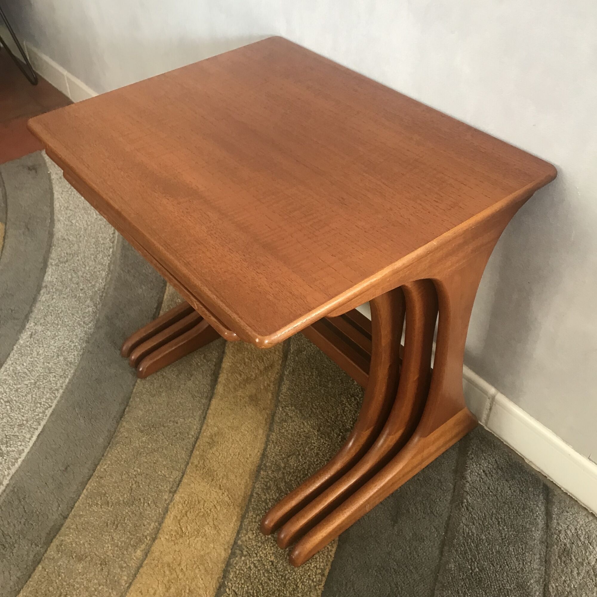 Teak nesting tables by G-plan 1960's