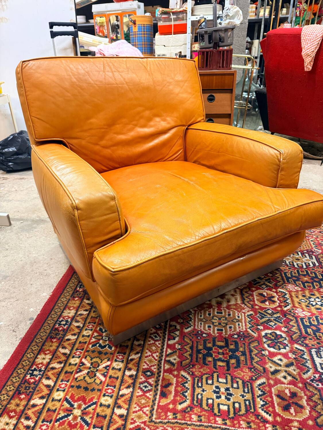 Sofa set + 2 vintage armchairs Roche Bobois - 1970