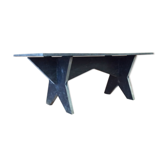 Slate coffee table 70s