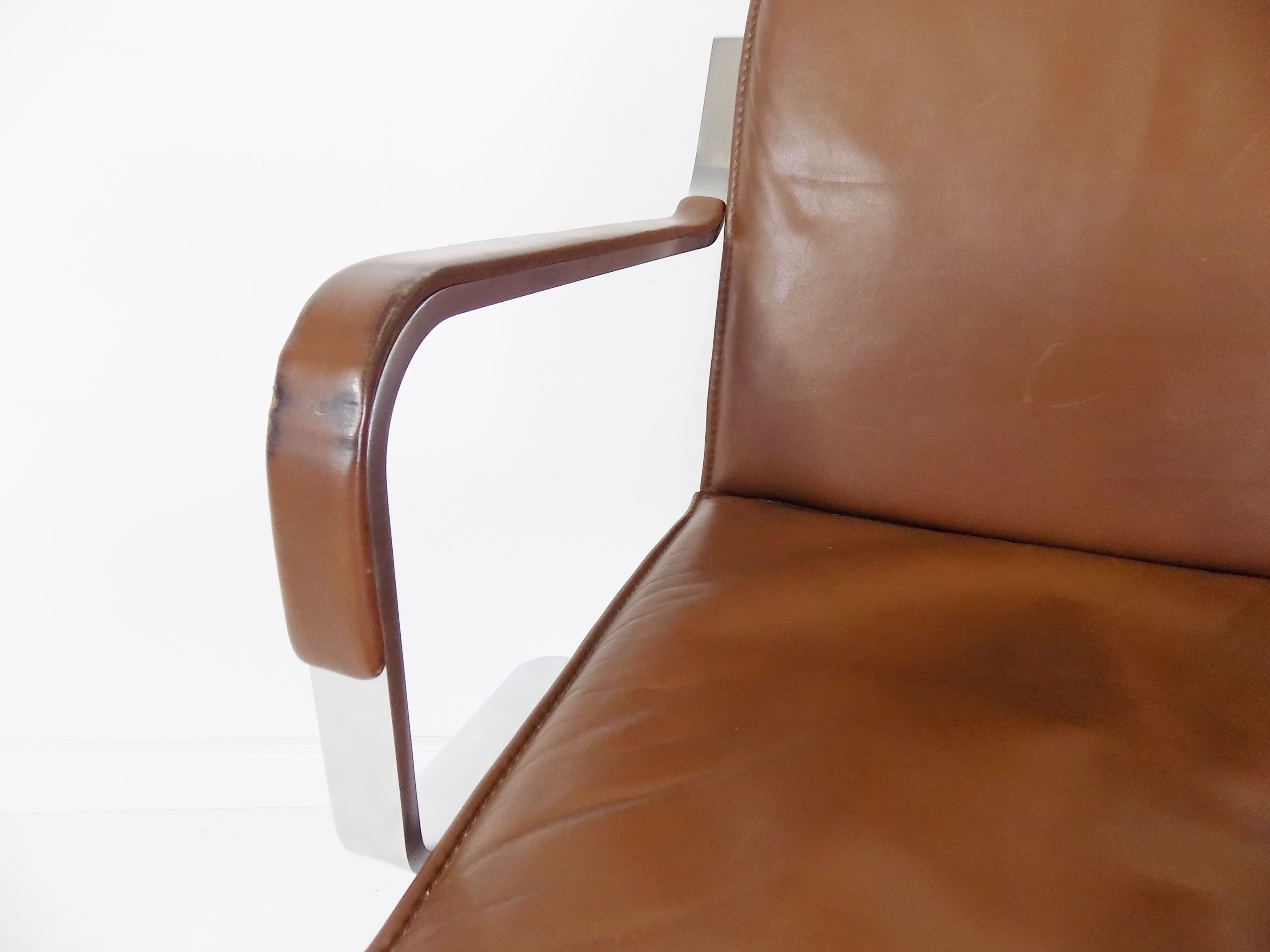 Walter Knoll Art Collection leather office chair by Rudolf Glatzel