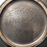 Decorative plates signed cerenne vallauris