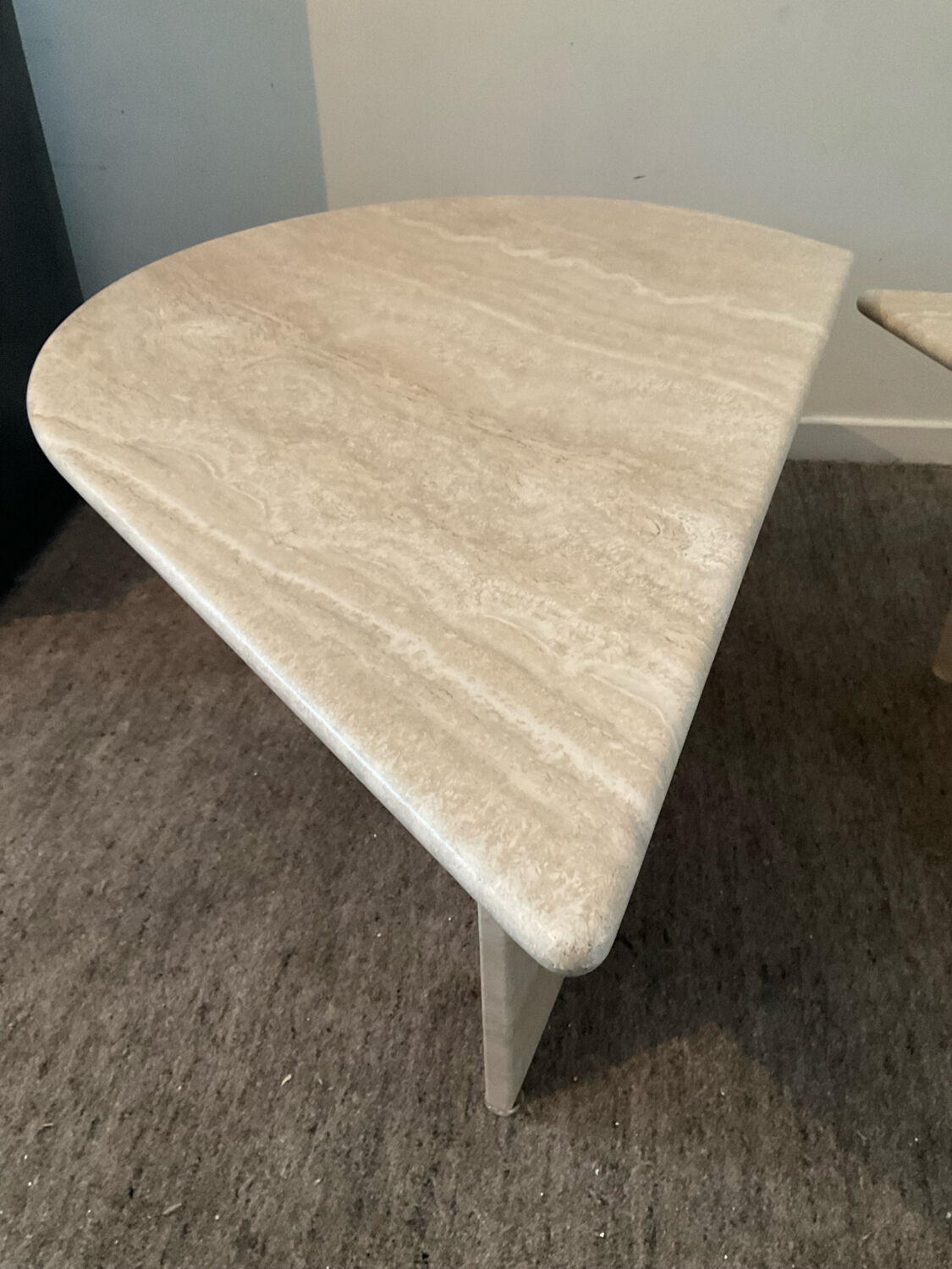 Travertine coffee table from the 70s-80s