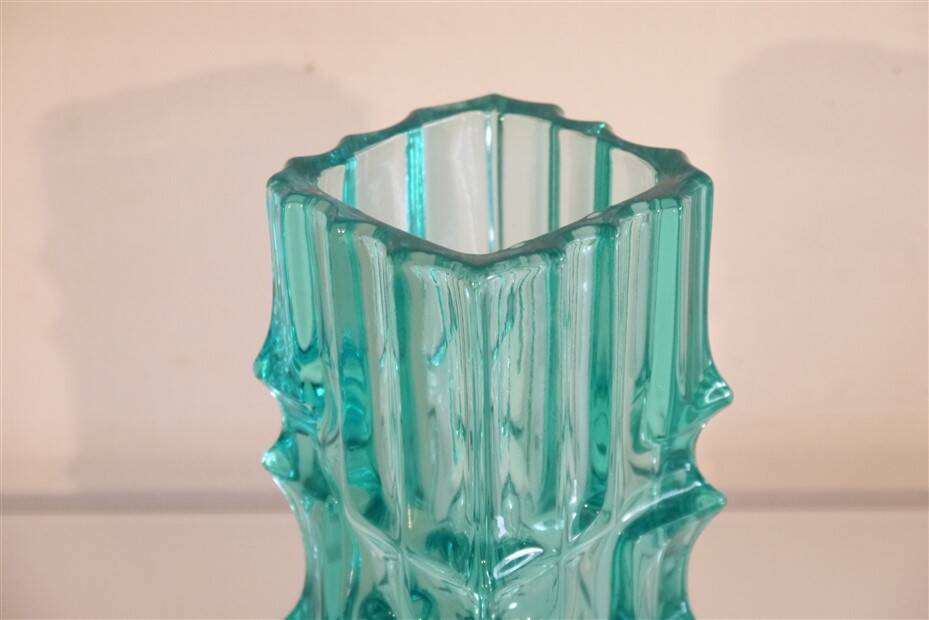 Glass vase by Vladislav urban 1960