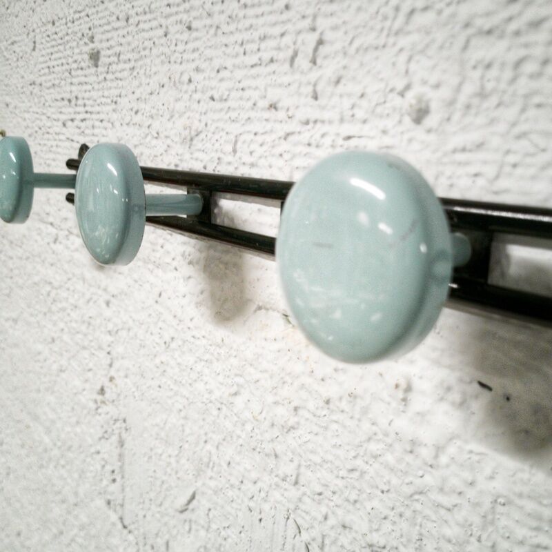 Vintage metal coat rack