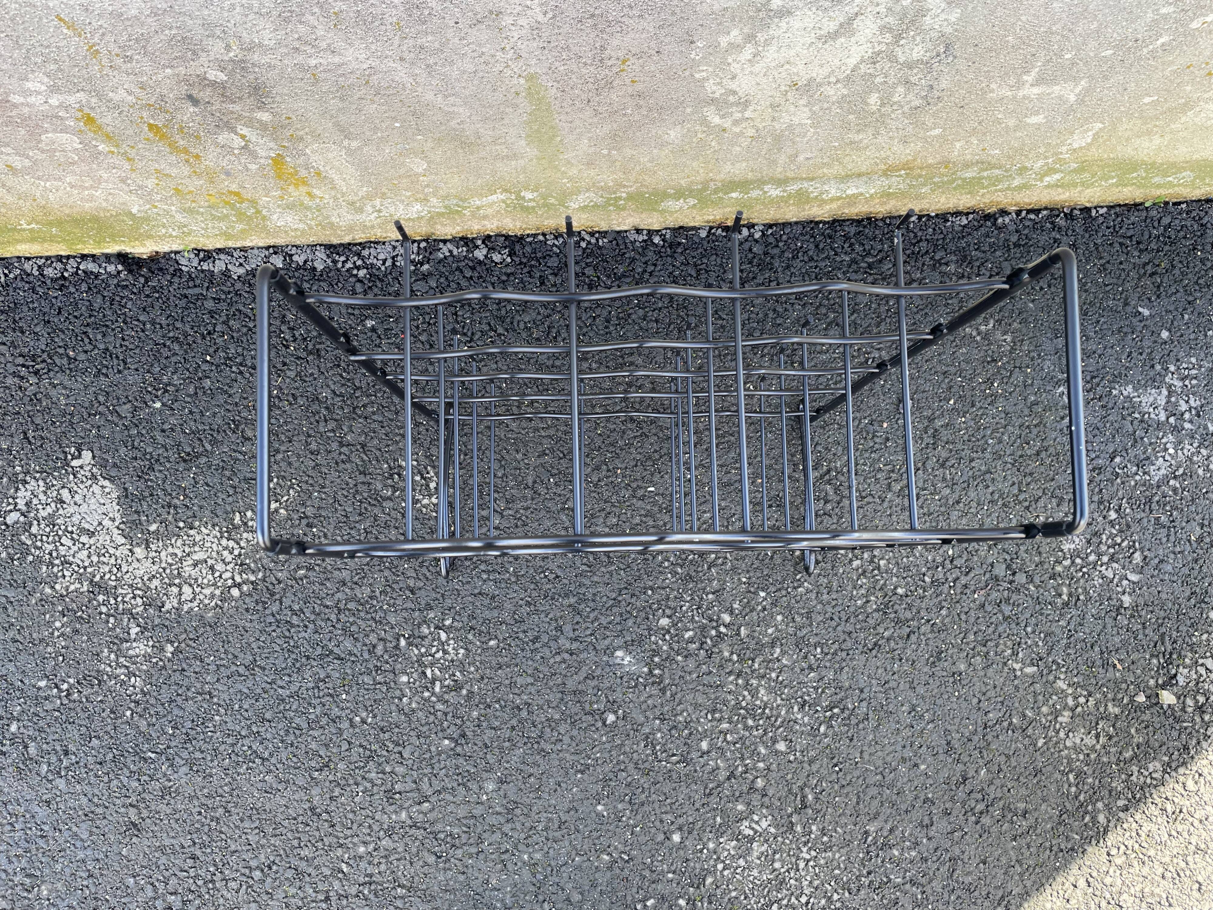 Vintage black bottle holder