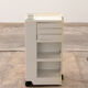 Space Age white Joe Colombo 'Boby' storage trolley, 1970s