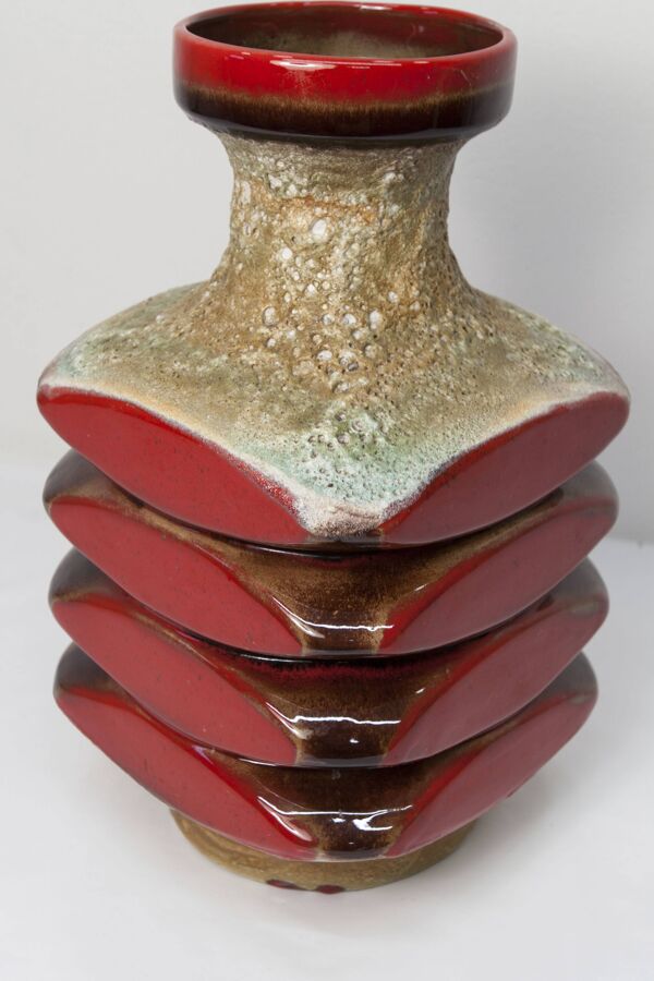 Vase par Cari Zalloni pour Steuler Keramik 1960 , H 40 cm