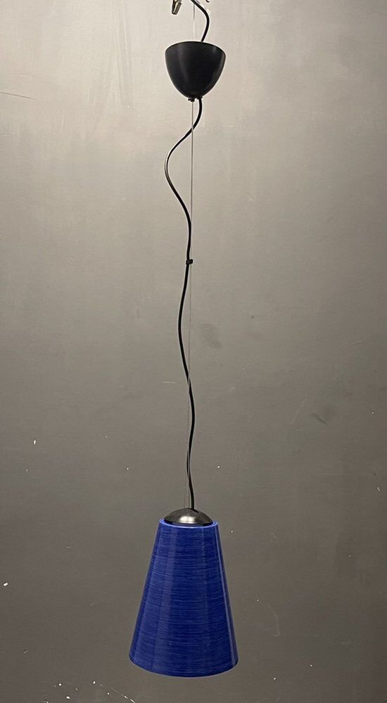 Mid-century italian murano glass light pendants, set of 2