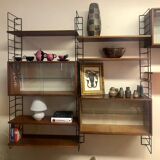 Modular bookcase vintage String 1960