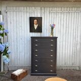 Antique tall chest of drawers