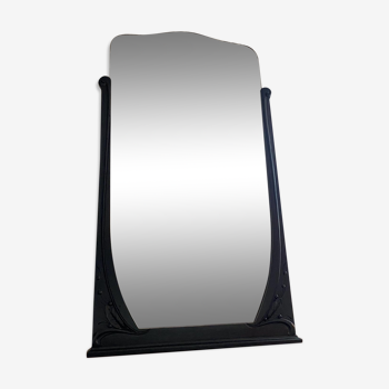 Miroir art déco noir 75x126cm