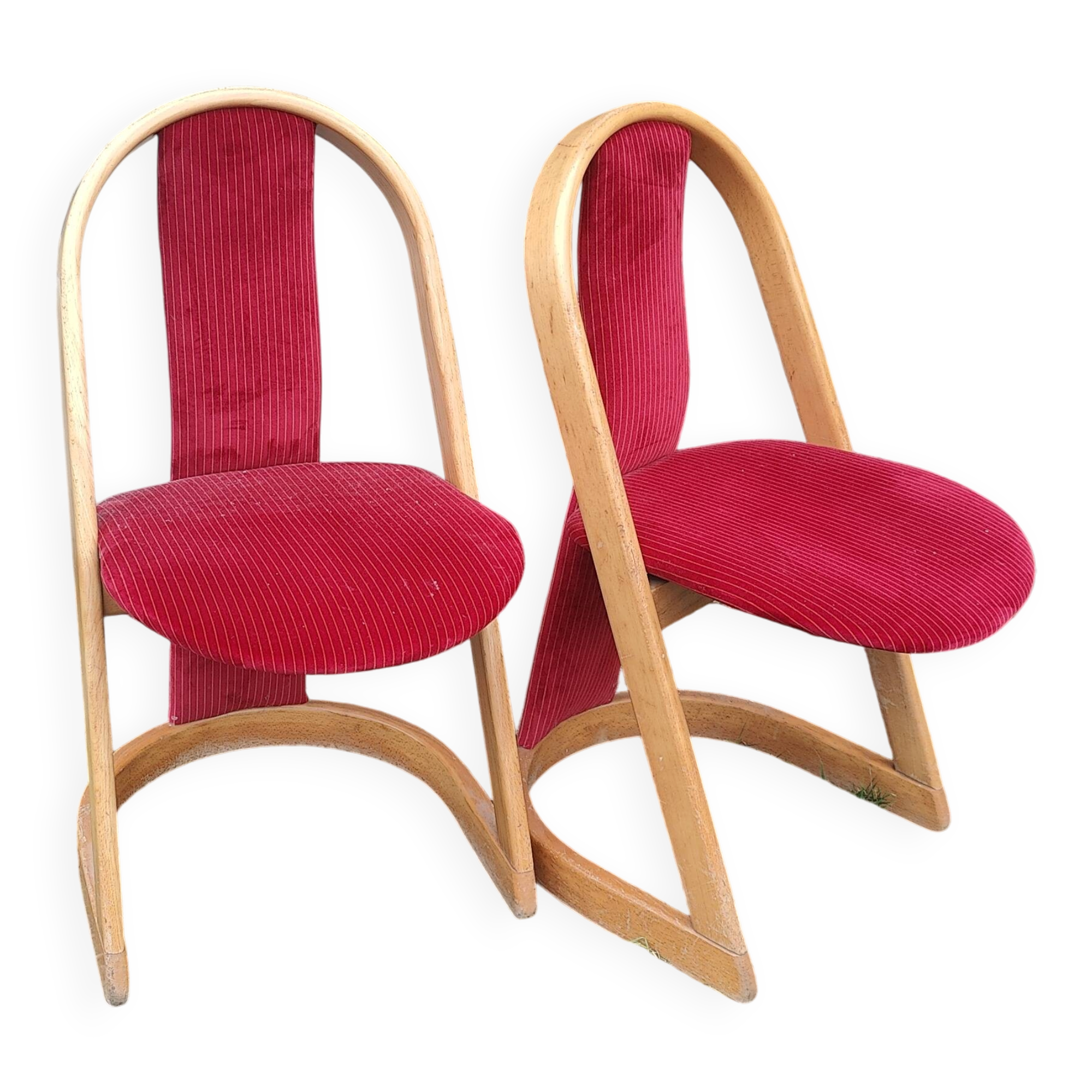 a set of two chair by an unknown designer
