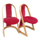 a set of two chair by an unknown designer