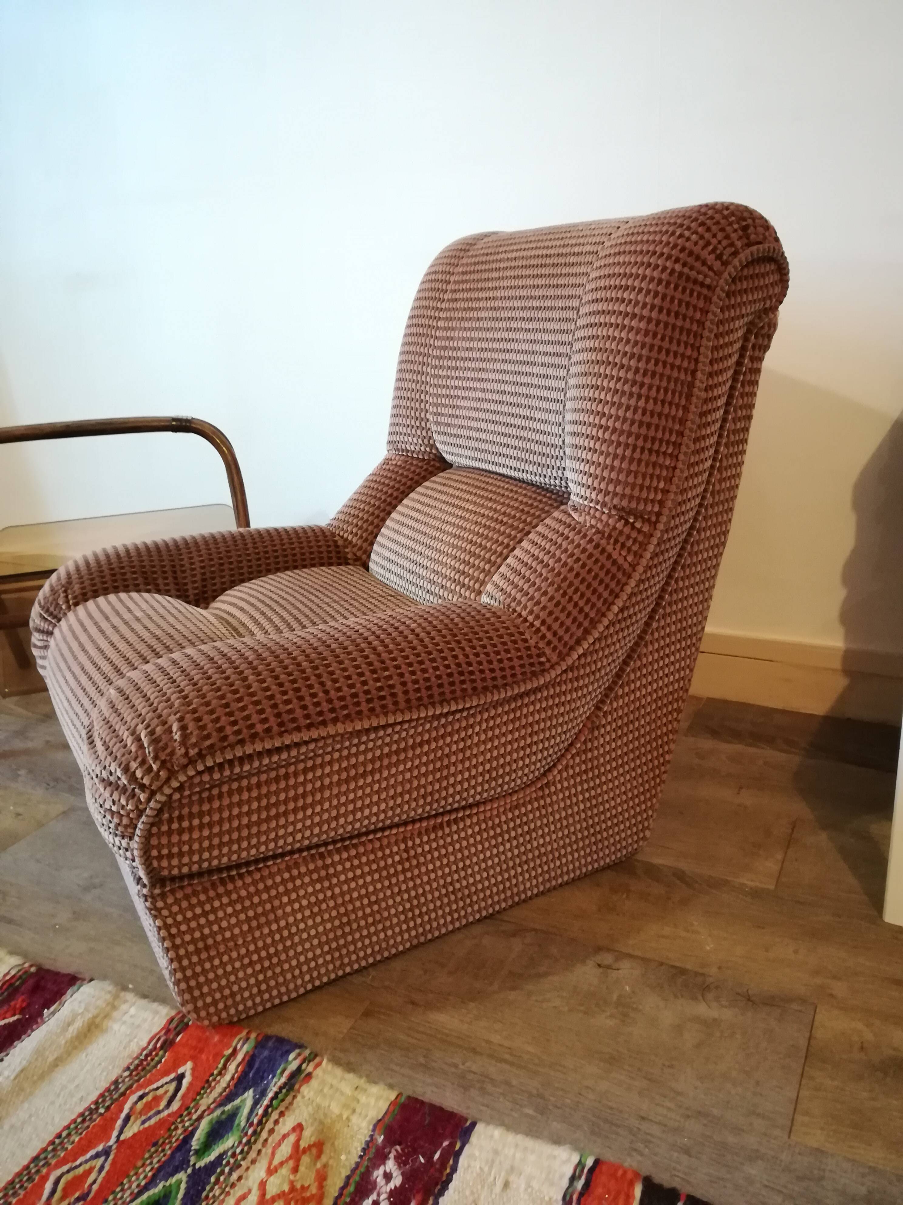 vintage velvet heater from the 70s and 80s