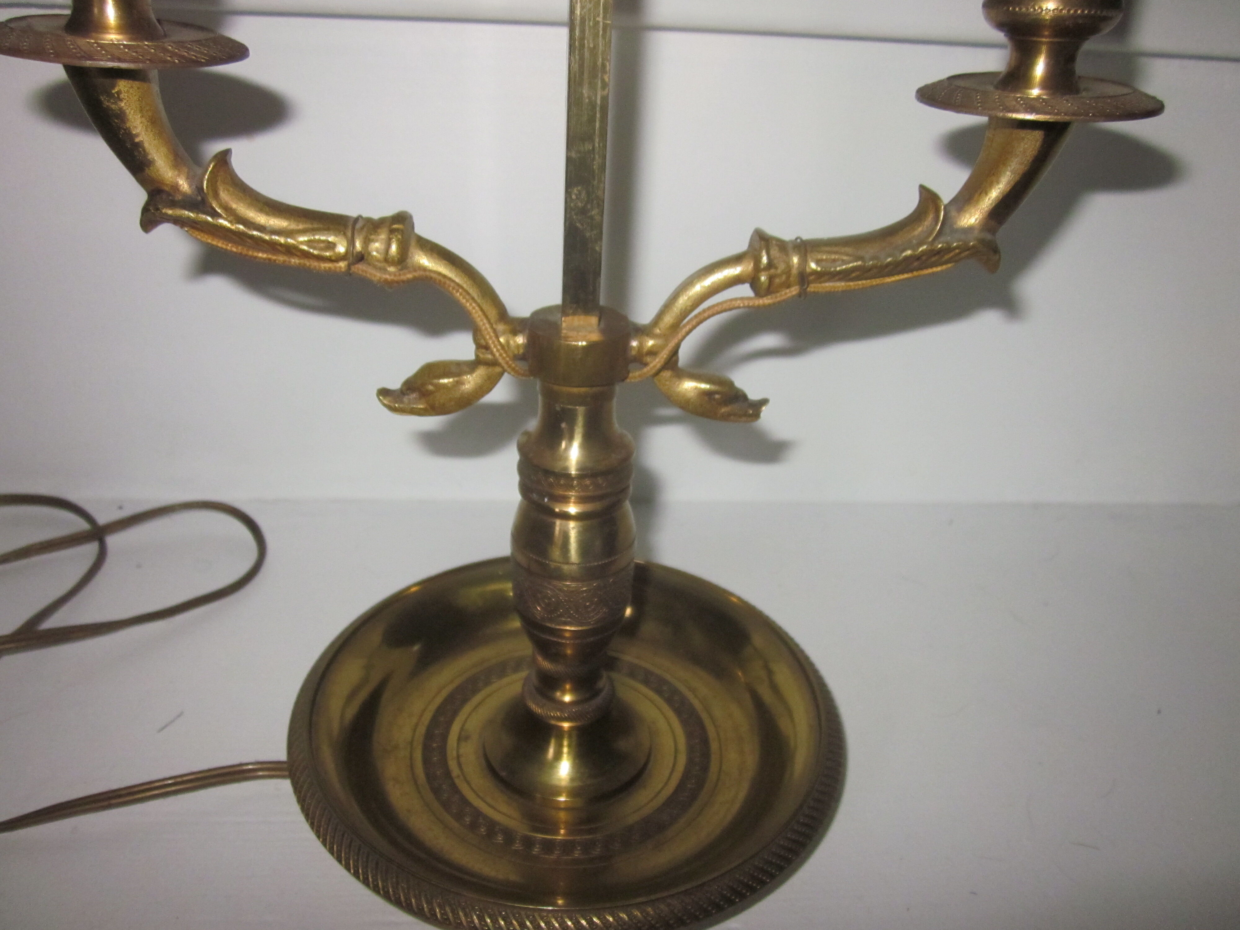 Old hot water bottle lamp