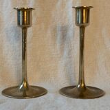 Pair of brass candlesticks