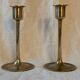 Pair of brass candlesticks