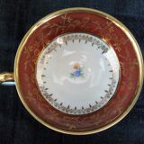 10 cups batch with porcelain saucers from Bavaria D-RW Weissenstadt