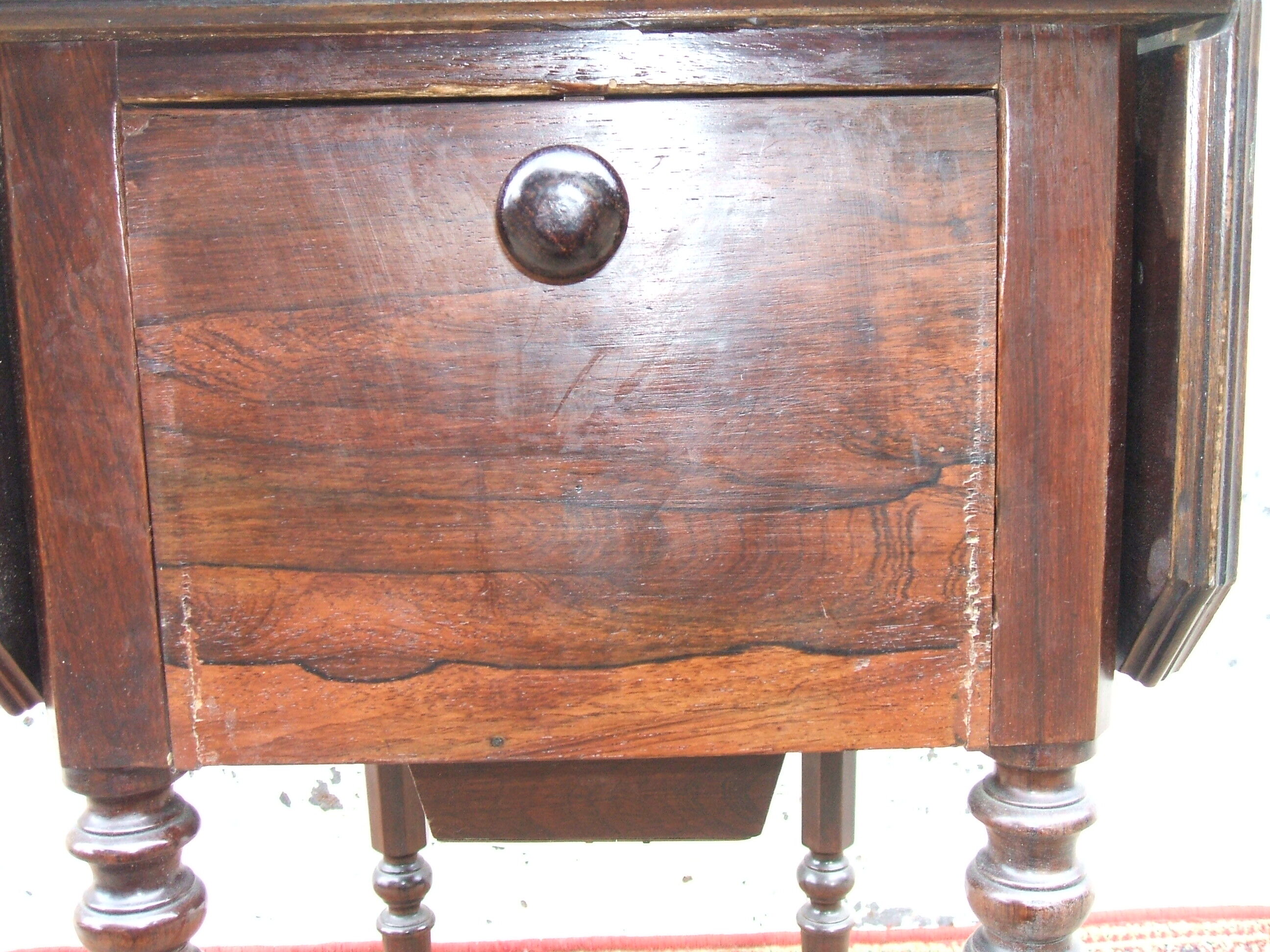 Side table Napoleon lll rosewood
