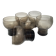 Set of 6 art deco water glasses