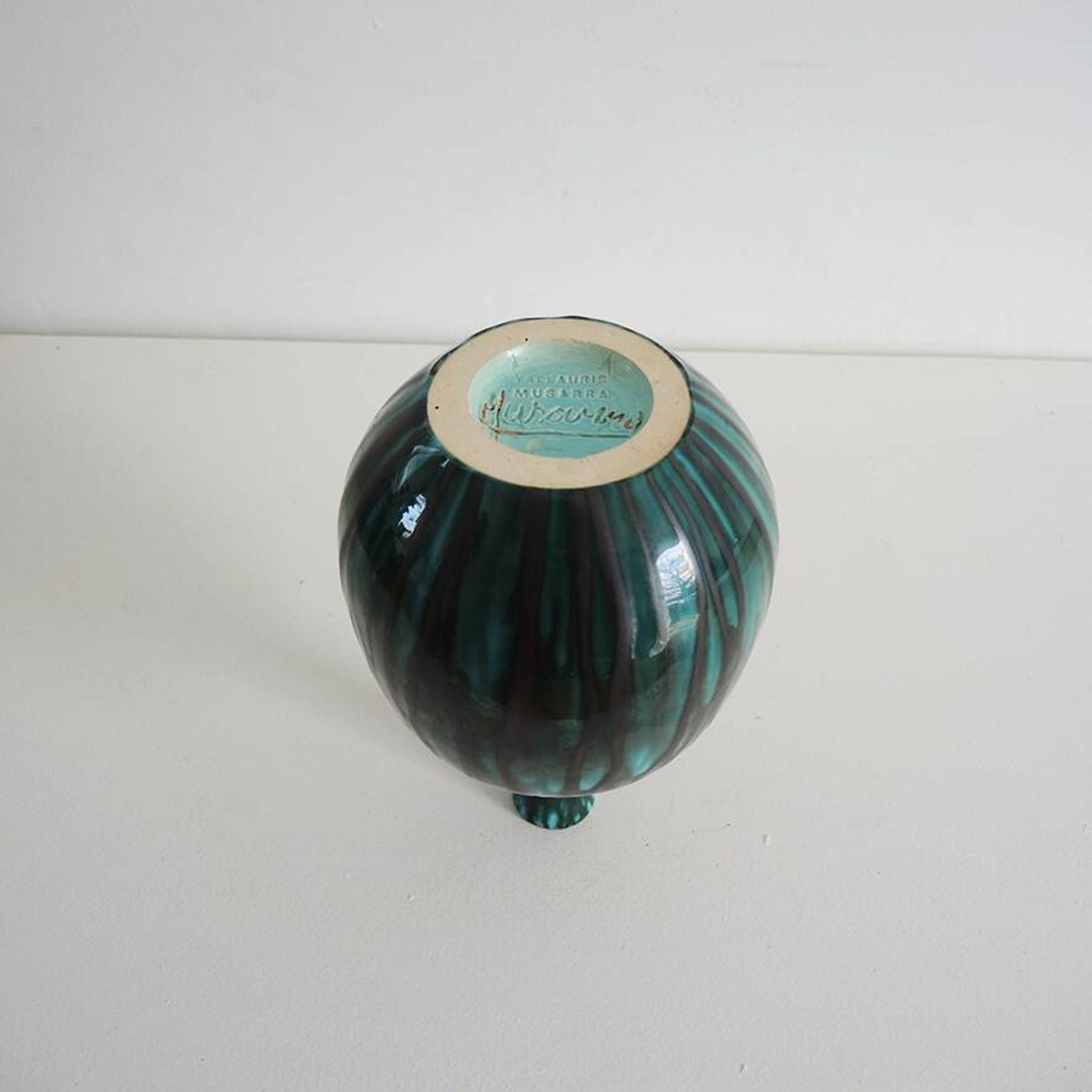 Antique Ceramic Vase Signed Musarra Vallauris