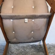 Vintage armchair in pine 1980's