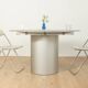 Table à manger Quadrondo, Erwin Nagel, Rosenthal, Argent