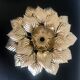 Masca golden flower applique