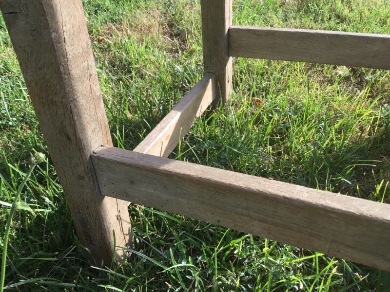 Brutalist bar high chair