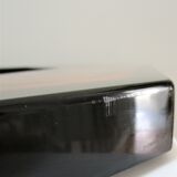 Octagonal wooden mirror by Jean-Claude Mahey