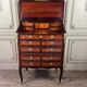 Meuble secrétaire de notaire Louis XV en placage, estampillé de Nicolas Petit