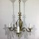 Chandelier With 4 Lights Bronze And Tassels