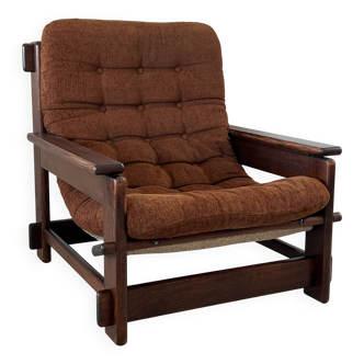 Scandinavian oak armchair, 1960s