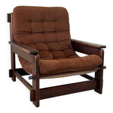 Fauteuil scandinave en chêne, années 60