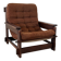 Scandinavian oak armchair, 1960s