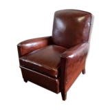 Club armchair, bulging back