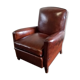 Fauteuil club , dossier bombé